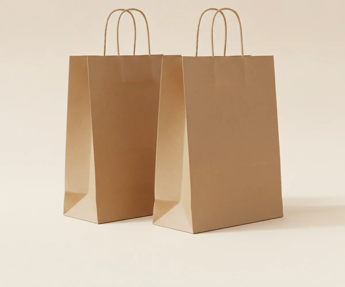 Kraft Takeout Bags